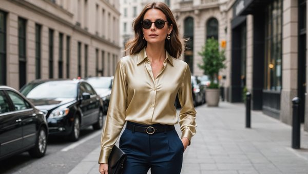 Comment intégrer des chemisiers en soie dans des tenues de bureau?